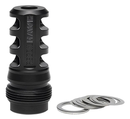 [023614780274] Browning 001293095 Xeno Recoil Hawg Black Matte Stainless Steel M13x1.25 Threads 2.20" OAL