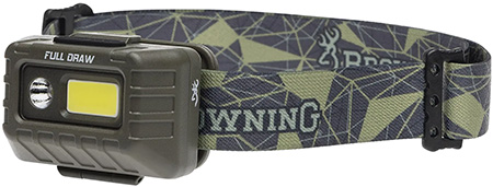 [023614780342] Browning 003713004 Full Draw Headlamp 20/500 Lumens LED Bulb 67yds Beam Distance Cap/Headwear