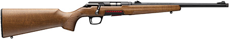 [048702029110] Winchester Repeating Arms 5252141003 Xpert Sporter SR Full Size 21 Sharp 10+1 16.50" Matte Black Threaded Sporter Barrel, Drilled  &  Tapped Matte Black Steel Receiver, Fixed Satin Walnut Wood Stock