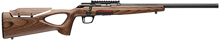 [048702029172] Winchester Repeating Arms 525228102 Xpert Target 22 LR 10+1 18" Matte Black Threaded Bull Barrel, Matte Black Picatinny Rail Steel Receiver, Brown Adj Comb  &  LOP Thumbhole Laminate Stock