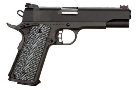 [4806015517191] Rock Island 51719 Rock Ultra FS 40 S&W Caliber with 5" Barrel, 8+1 Capacity, Overall Black Parkerized Finish Steel, Beavertail Frame, Serrated Slide  &  Black/Gray G10 Grip