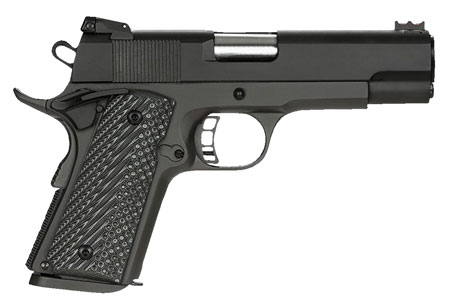 [4806015518570] Rock Island 51857 Rock Ultra CCO 45 ACP 7+1 4.20" Button-Rifled Barrel, Black Parkerized Serrated Steel Slide, Black Anodized Aluminum Frame w/Beavertail, G10 Tactical Grip, Right Hand