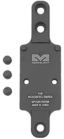 [810013525168] Meprolight USA 901141042 Optics Plate Shotgun Matte Black Aluminum Mossberg 930/590, RMR Footprint