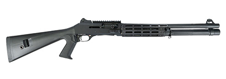 [723551446652] MAC 21000183 Agency Tradesman 1014 12 Gauge Semi-Auto 3" 5+1 18.50" Black Chromate Ported Barrel, Aluminum Receiver w/Picatinny Rail, M-LOK Handguard, Black Fixed w/Pistol Grip Synthetic Stock