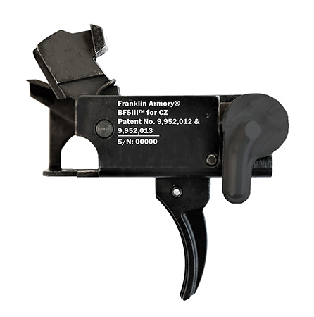 [818725011801] Franklin Armory 0650000BLK  BFSIII Black Curved Fits CZ Scorpion Style Ambidextrous