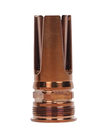 [850035705582] Q LLC ACCFH1/2288.6 Flash Hider  8.6 Blackout Steel 1/2"x28 Threads 2.13" OAL