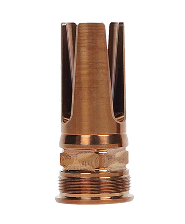 [850035705575] Q LLC ACCFH5/8248.6 Flash Hider  8.6 Blackout Steel 5/8"x24 Threads 2.13" OAL