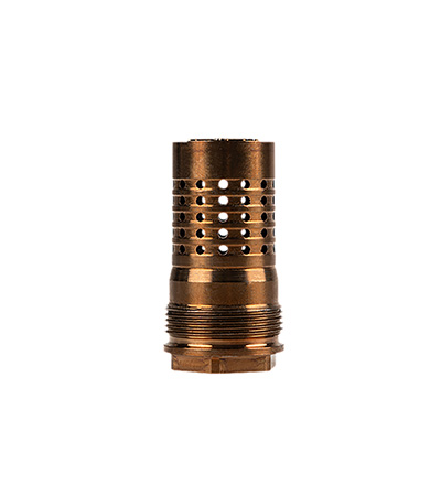 [810152960622] Q LLC RECB1/2X28 Cherry Bomb Rear End 7.62 Steel 5/8"x24 Threads 1.71" OAL