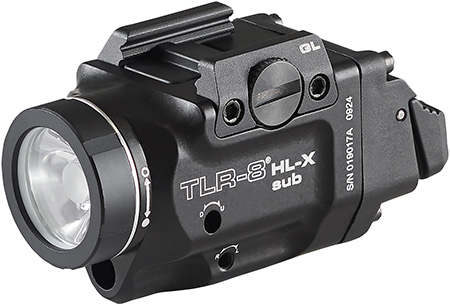 [080926694668] Streamlight 69466 TLR-8  Black Aluminum Glock 43x/48 1,000 Lumens Red Laser