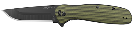 [743404502502] Outdoor Edge VX230CC Razor VX2  3" Folding Plain 420J2 SS Blade Green