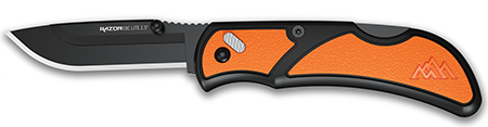 [743404302386] Outdoor Edge RCB252C RazorLite  EDC 2.50" Plain Black Oxide 420J2 SS Blade Glass-Filled Nylon Handle