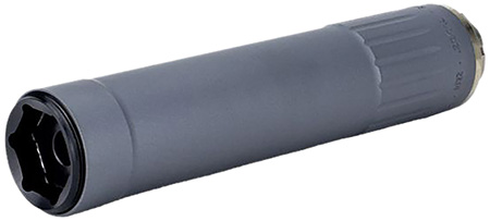 [810042342415] Kgm Suppressors RF22-DT-GRY   22LR 1.20" Grey Aluminum/Stainless Steel/Titanium 1/2"x28