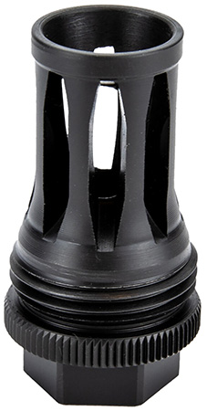 [810042342477] Kgm Suppressors A-QD-FH-S-2 Quick Detach Flash Hider Black Nitride Steel 5/8"x24 Threads