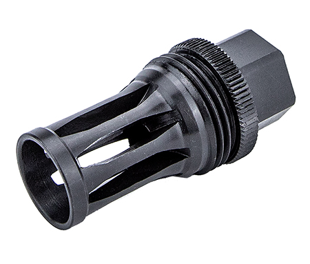 [810042340367] Kgm Suppressors A-QD-FH-S-G36 Quick Detach Flash Hider Black Nitride Steel