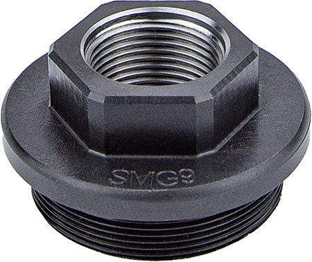 [810042342439] Kgm Suppressors A-SMG9-DTA-S-2 SMG9 Direct Thread Adapter Black Nitride Steel 1/2"x36 Threads