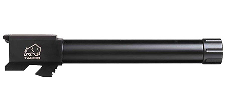 [810122800002] Tapco TAP22001 9mm Luger Threaded Black Nitride Stainless Steel, Fits Glock 17 Gen1-3