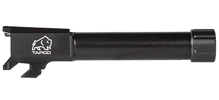 [810122800385] Tapco TAP22028 Springfield 9mm Luger Threaded Black Melonite Stainless Steel, Fits Springfield Hellcat