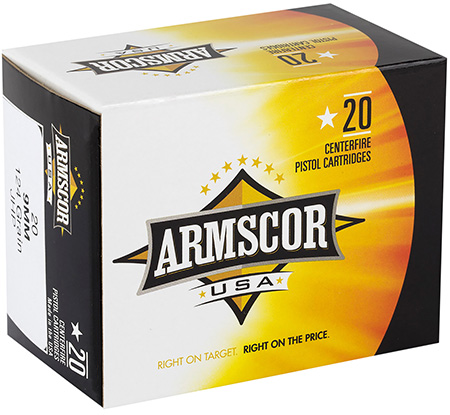 [812285021812] Armscor AC97N USA  9mmLuger 124gr Jacketed Hollow Point 20 Per Box/25 Case