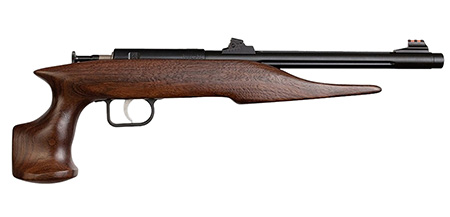 [064522141008] Crickett 41001 Hunter Adult 22 Mag 1rd 9" Threaded Blued Steel Single Shot Barrel, Walnut Stock