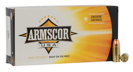 [812285022567] Armscor FAC95 USA  9mmLuger 147gr Full Metal Jacket 50 Per Box/20 Case