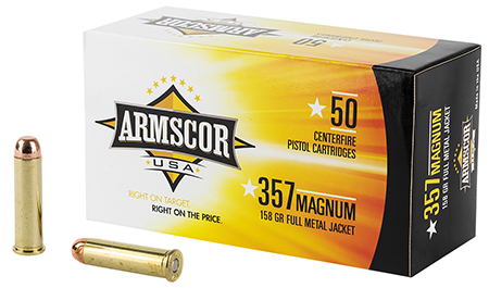 [812285020075] Armscor FAC3576N USA  357Mag 158gr Full Metal Jacket 50 Per Box/20 Case