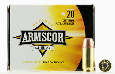 [812285021874] Armscor AC45A10N USA  45ACP 230gr Jacketed Hollow Point 20 Per Box/25 Case