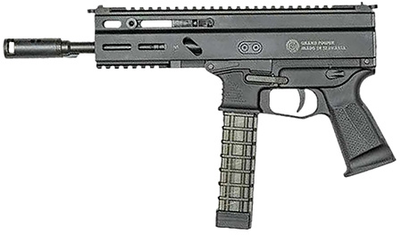 [810091158005] Grand Power 810091158005 Stribog SP9A3 9mm Luger 30+1 16" Black Barrel, Picatinny Rail Receiver  &  Grip