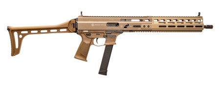 [810091158029] Grand Power 810091158029 Stribog SP9A3G 9mm Luger 16" Black Barrel, Flat Dark Earth Receiver, Polymer Stock  &  Grip
