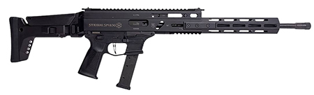 [810091156094] Grand Power 810091156094 Stribog SP9A3G 9mm Luger 16" Black Barrel, Black Receiver, Polymer Stock  &  Grip