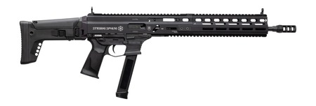 [810091156094] Grand Power 810091156094 Stribog SP9A3G 9mm Luger 16" Black Barrel, Black Receiver, Polymer Stock  &  Grip