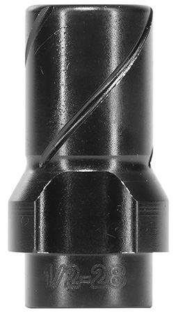[706433763726] Huxwrx 2291 3-Lug Muzzle Device 9mm Fits 1/2"x28 Black