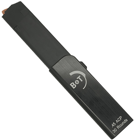 [840225714241] B & T Firearms BT-220599   30rd 45 ACP Fits APC-G/SPC-G Black Polymer
