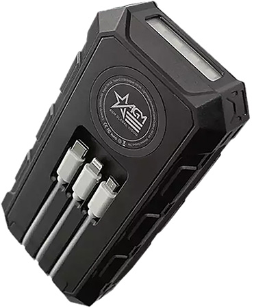 [810027774231] AGM Global Vision 6628XPB31 Solar Power Bank  Black 5V