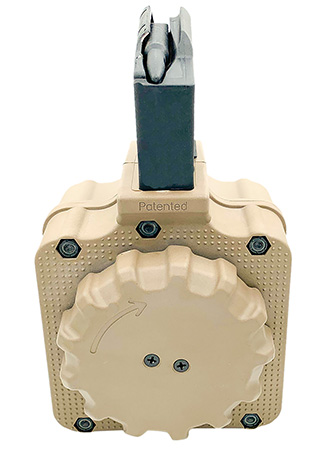 [708279015724] ProMag DRMA1-FDE   50rds Drum 308 Cal Fits AR-10 FDE Polymer