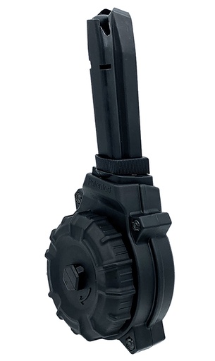 [708279015304] ProMag DRMA56   50rds Drum 9mm Fits Browning Hi-Power Black Polymer