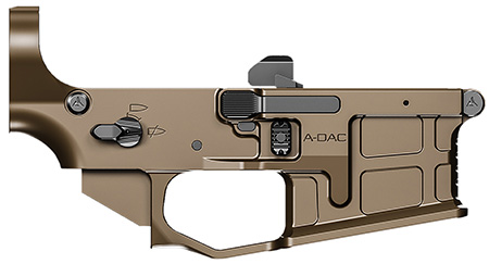 [817093023737] Radian Weapons R0389 A-DAC 15 Lower Receiver Aluminum Radian Brown Cerakote AR Platform