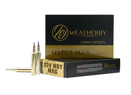 [747115459575] Weatherby H22450VMAX   224WthbyMag 50gr Hornady V-Max 20 Per Box/10 Case