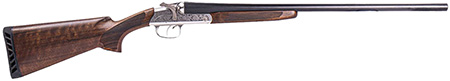 [810113111667] ATI ATIGKOF20RP26 Road Agent Prime 20 Gauge Break Open 2rd 26" Black Side By Side Barrel, Silver Engraved Aluminum Receiver, Fixed Turkish Walnut Stock