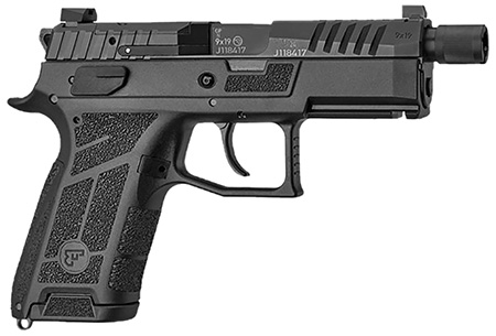 [806703916613] CZ-USA 91661 P-09 C Nocturne SR Compact Frame 9mm Luger 17+1 4.50" Optic Ready/Serrated