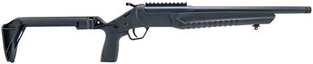 [754908900527] Rossi LWC0556-BKFS LWC  5.56x45mm NATO Single Shot 16.50" Black Oxide Threaded Barrel, Black Picatinny Rail Alloy Steel Receiver, Folding Black Polymer Stock