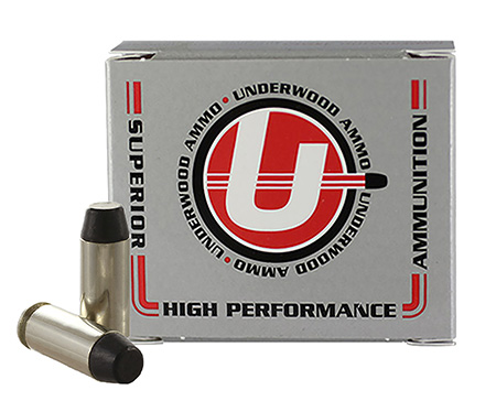 [816874020842] Underwood Ammo 242   10mmAuto 220gr Hard Cast Flat Nose 20 Per Box/10 Case