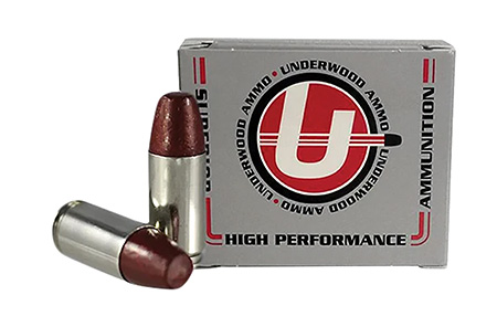 [816874023430] Underwood Ammo 719   9mm+P 147gr Hard Cast Flat Nose 20 Per Box/10 Case