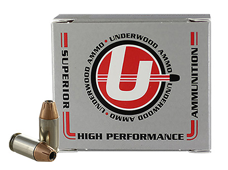 [816874020002] Underwood Ammo 141   380ACP+P 90gr Jacketed Hollow Point 20 Per Box/10 Case
