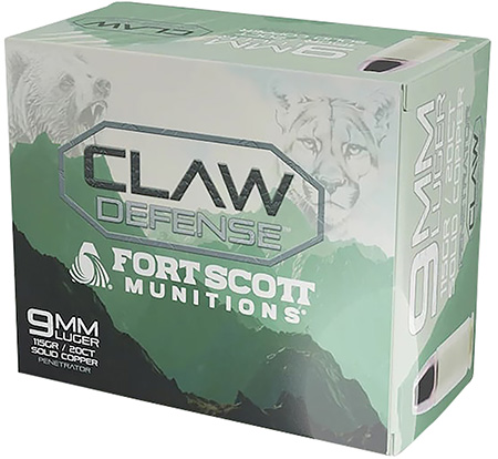 [758381722591] Fort Scott Munitions 9MM115SCVFNCD9mm Luger 115gr 20 Per Box/25 Case