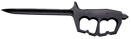 [705442015413] Cold Steel CS92FNTST FGX Chaos 8" Fixed Griv-Ex Plain Black 6" Blade, Black Griv-Ex Handle