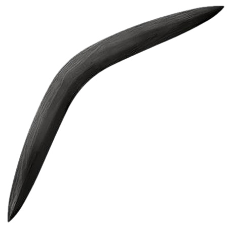 [705442016915] Cold Steel CS92BRGB Boomerang  Non-Returning Black Polypropylene 28" Long
