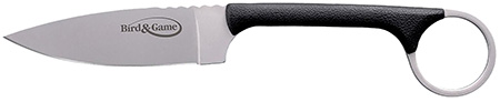 [705442017714] Cold Steel CS20A Bird  &  Game  3.50" Fixed Drop Point Plain AUS-8A SS Blade, 3.75" Black Textured Polymer Handle