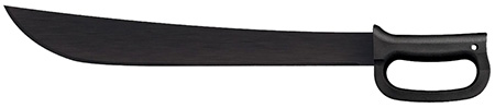 [705442018384] Cold Steel CS97AD18S Latin D-Guard Black Matte Baked-On Anti Rust 65Mn Carbon Steel Blade, Black Polypropylene Handle, 23.63" Long Includes Sheath