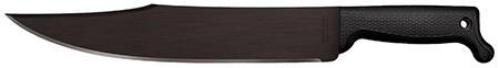 [705442010821] Cold Steel CS97BWM12S Bowie  12" Black Matte Baked-On Anti Rust 65Mn Carbon Steel Blade, Black Polypropylene Handle, 17.63" Long, Includes Sheath