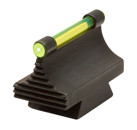 [788130022634] TruGlo TGTG95530RG Front Sight  Green Front Fiber Optic/Black Frame 3/8" Dovetail, .530" High